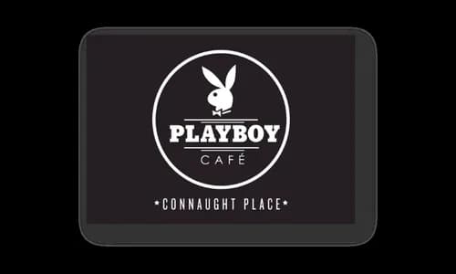 Playboy Cafe Connaught Place logo